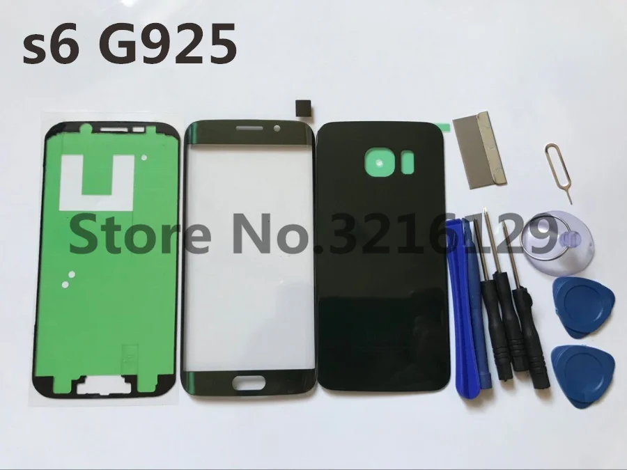 Оригинальный чехол для Samsung Galaxy S6 Edge G925 G9250 G925F заднее стекло телефона задняя