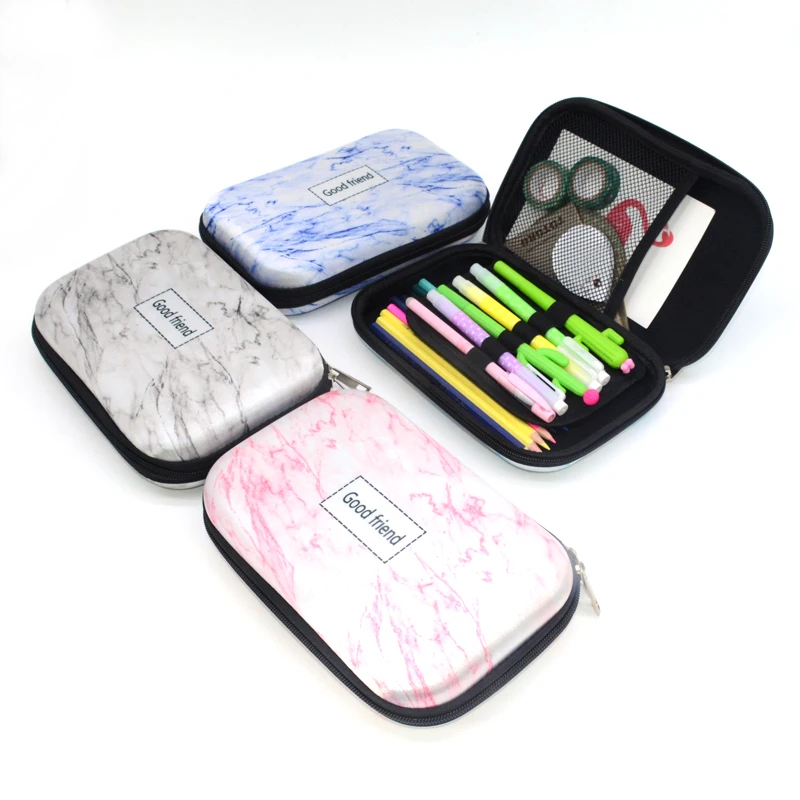 

Pencil case Marble astuccio porta penne school supplies estuche escolar przybory szkolne large capacity clear kalem kutusu cute