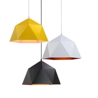 modern minimalist iron diamond nordic american bar personality single head restaurant creative loft retro geometric pendant lamp