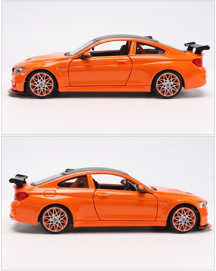 Коллекционная 1:24 Die-Cast Car Modles сплава моделирования Авто мобильные автомобиля Винтаж спортивный автомобиль mkd3 M4 GTS игрушки для детская