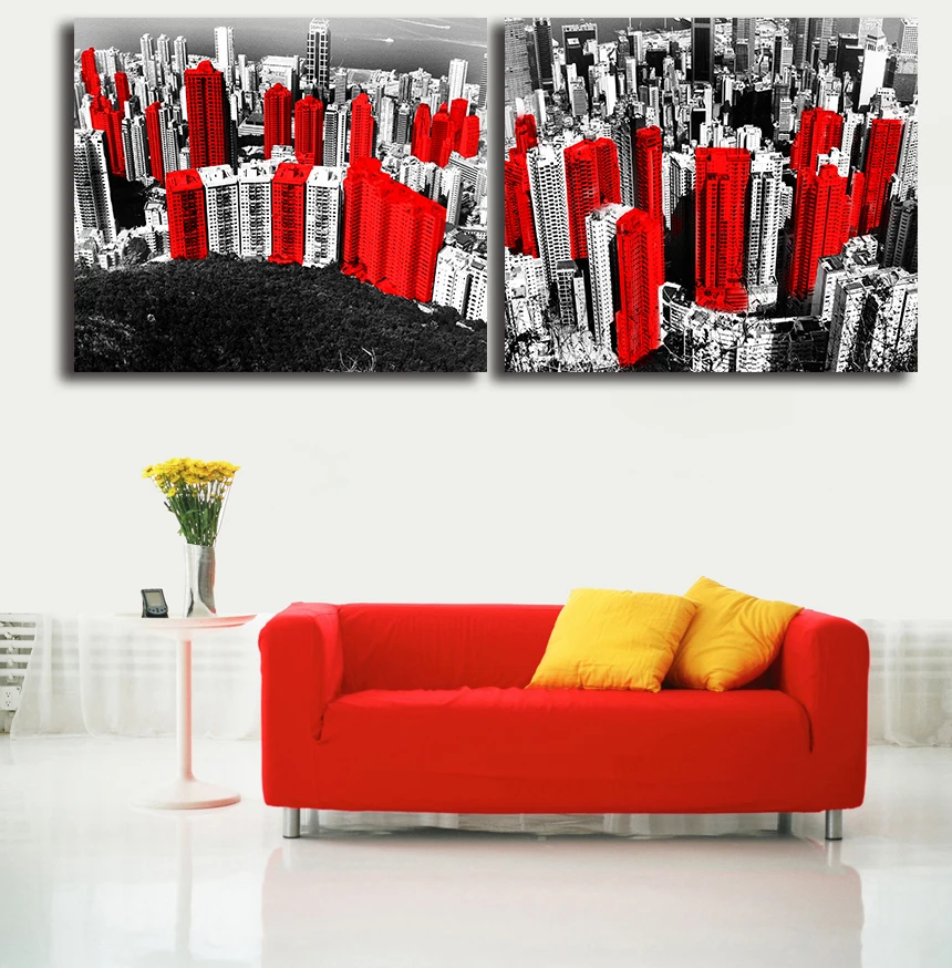 Черно белая фотография HD Печатный архитектурный комплекс картина маслом