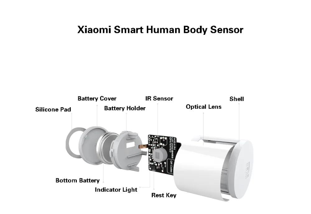 Датчик человеческого тела Xiaomi Smart Home Супер практичное магнитное устройство умное