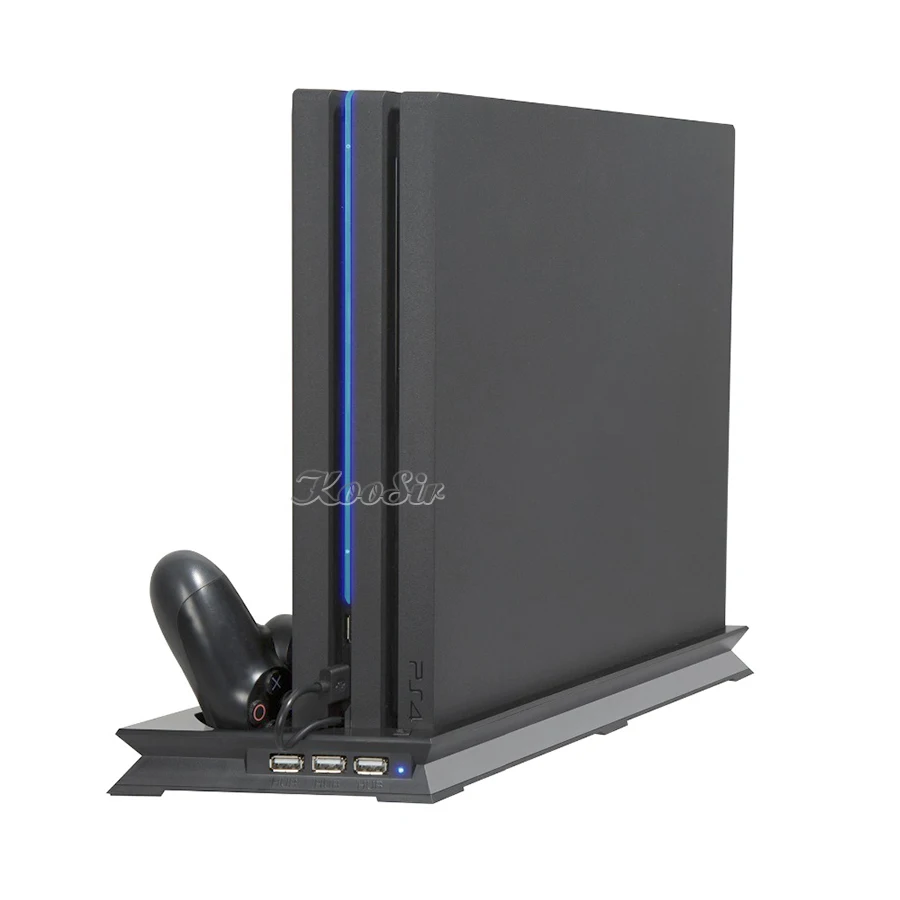 PS4 PRO консоль подставка вертикальный охлаждающий вентилятор держатель и PS 4 контроллер зарядная док-станция для Playstation 4 PRO+ 4 крышки