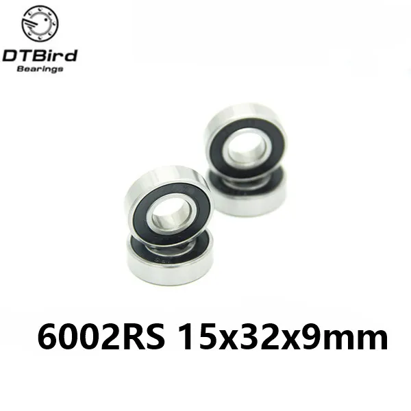 

Радиальные шарикоподшипники 6002-2RS 6002RS 6002 rs, 15x32x9 мм, 5 шт.