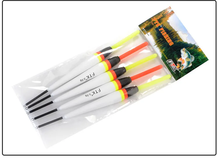 ФТК 5 шт./лот 2g, 3g, 4g 5g Световой из баргузинской ели Подставка-поплавок для Go Рыбалка на карпа 15,5-17 см световая палочка плавучий буй для рыболовные снасти