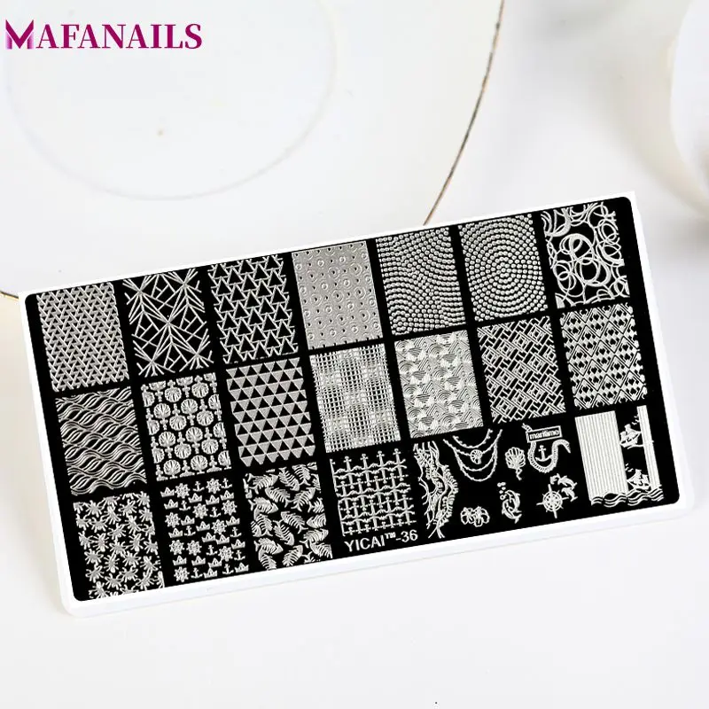 1 шт. прямоугольная штамповочная пластина геометрический треугольник/рыбья