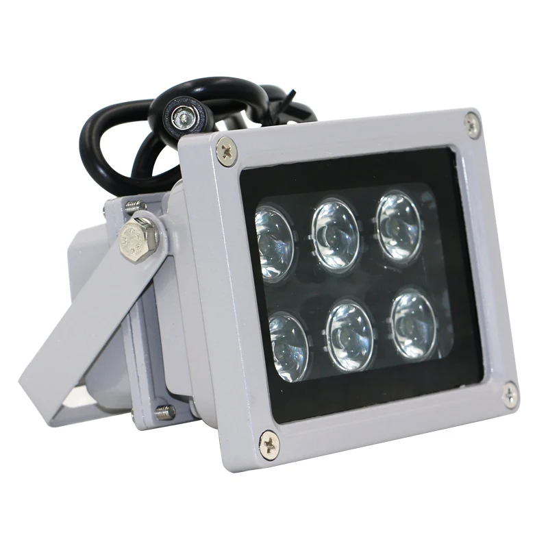 

12V IR LED Light Waterproof Iluminador CCTV Infrared Night Light 6 Big LED Lights For Surveillance System Night IR Lamp