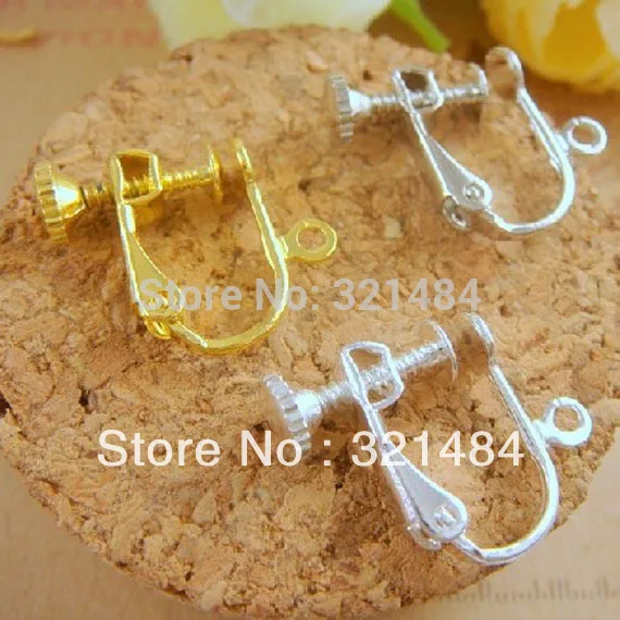 120pcs earring clip findings accessories Color Can pick up