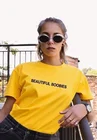 PUDO-XSX унисекс красивые Балбесы желтая футболка в стиле хип-хоп рэп футболки Post Malone рубашка