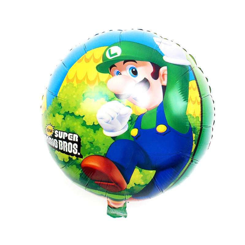 Красные воздушные шары Супер Мэри украшения для дня рождения в стиле супер Марио