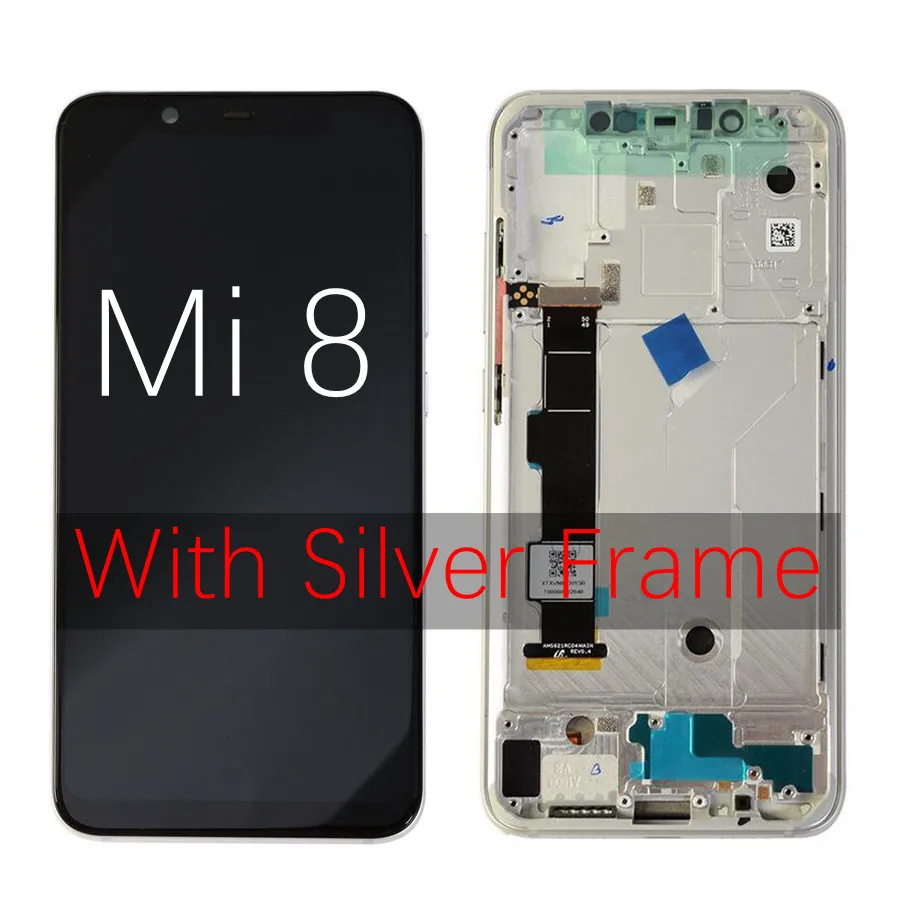 AMOLED ЖК для Xiaomi mi 8 mi 8 дисплей кодирующий преобразователь сенсорного экрана в сборе для Xiaomi mi 8 ЖК-дисплей mi 8 замена экрана