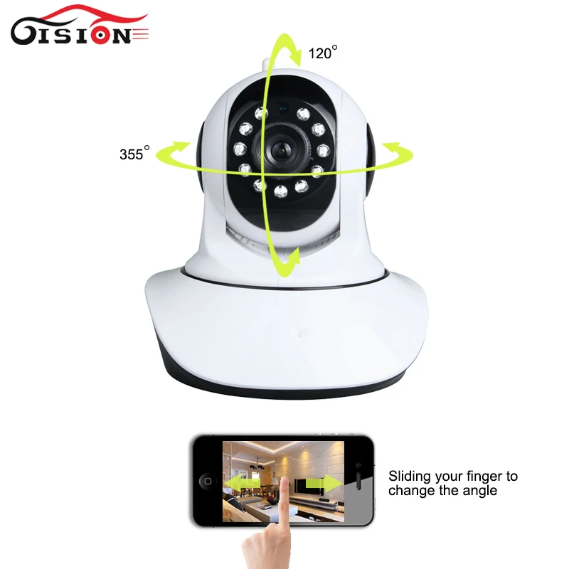 

Free Shipping 720P Wireless IP Camera IR Night Vision HD H.264 Home Security System Video Remote Control by Phone PC GS-906-1