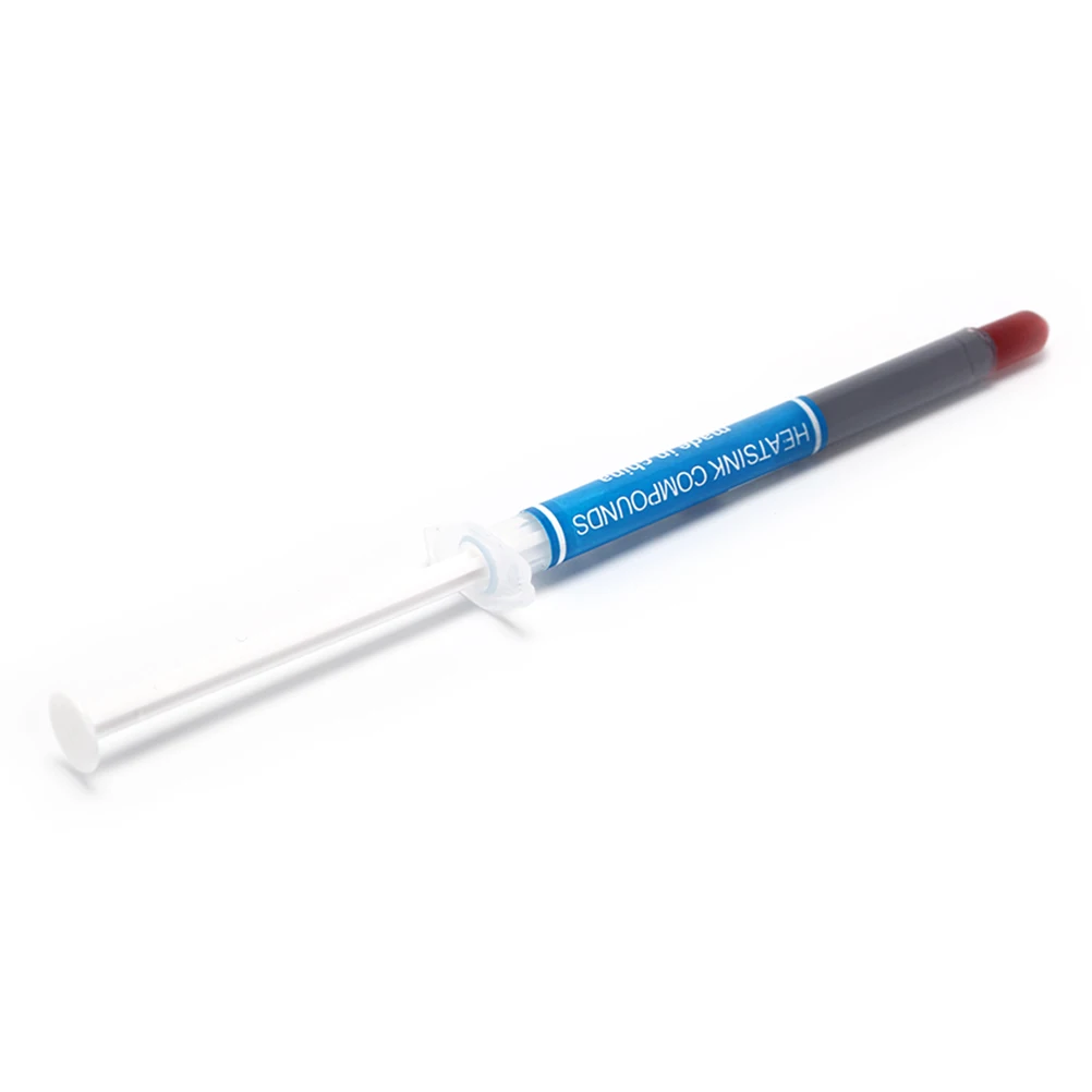 

Gray CPU Cooling Gel Silicone High Performance HC-151 Thermal Grease Compound Syringe Conductive Heatsink Plaste
