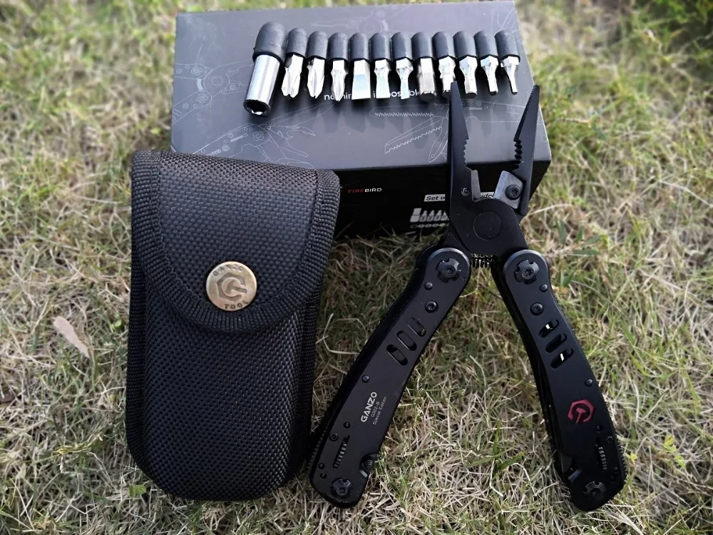 Ganzo EDC G302B вольфрамовый сменный нож резак Многофункциональные комбинированные плоскогубцы инструменты длинный нос многофункциональные плоскогубцы