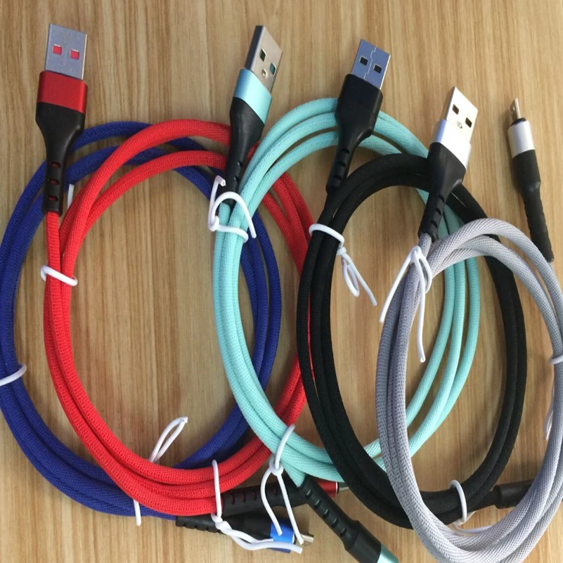 200 шт./лот 1м/3FT микро USB кабель 2A Быстрый зарядный для синхронизации данных и