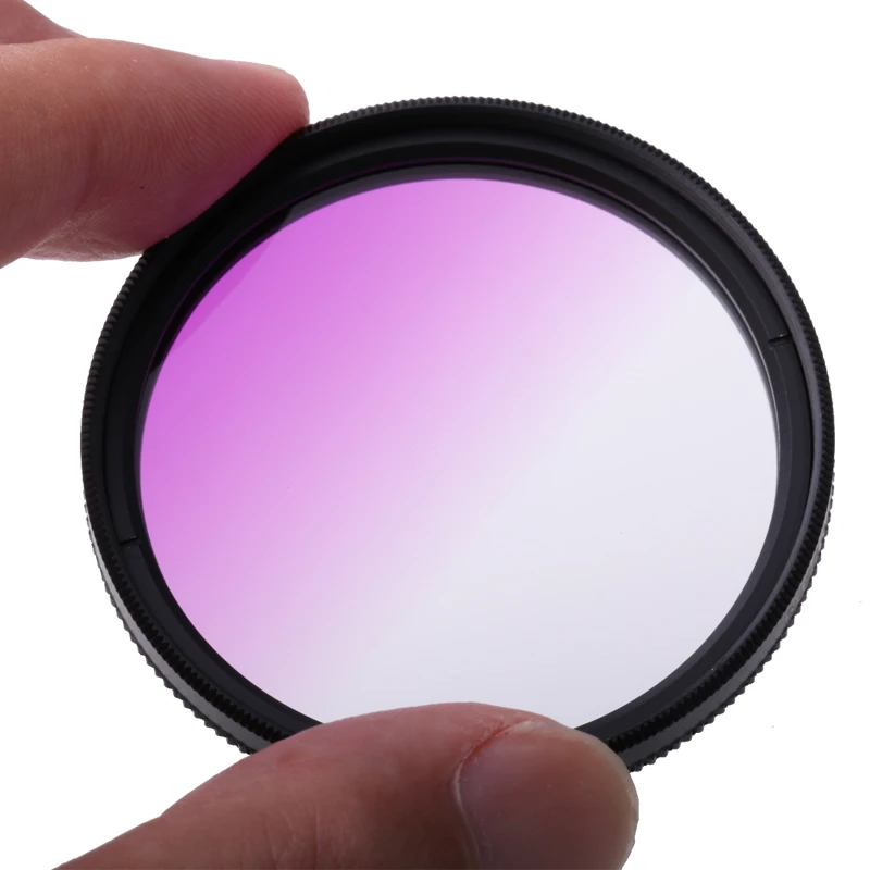 

Фильтр для камеры 49 мм градиентный фиолетовый цветной фильтр для объектива Nikon D3100 D3200 D5100 SLR