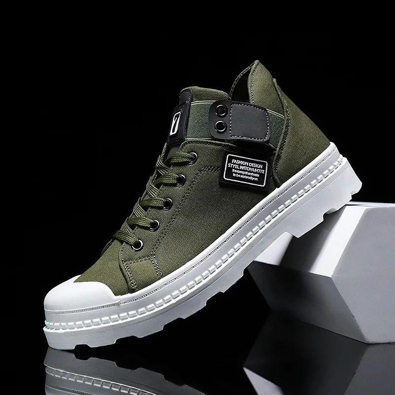 Designer High-Top Casual Shoes Men Sneakers Breathable Mixed Color Walking Footwear hiking shoes men chaussure homme | Обувь