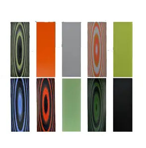 Материал ручки для изготовления ножей черный, коричневый, зеленый, красный, оливковый, черный, коричневый, зеленый, OD, G10, отличный Камуфляжный вид, 8 