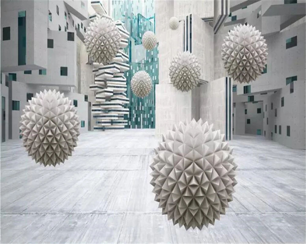 Обои beibehang на заказ 3d фото фрески стерео будущее космос обои стену шар для