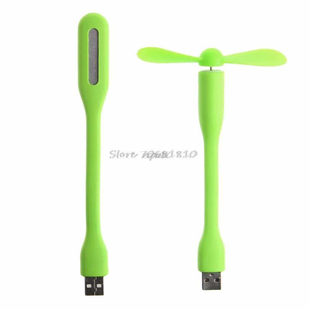 Гибкий USB вентилятор USB светодиодный светильник лампа для ноутбука ноутбук PC power Bank и Прямая поставка