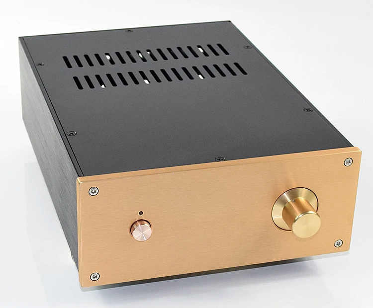 Шасси усилителя мощности/DIY алюминиевый корпус DAC усилителя/размер 308*222*91