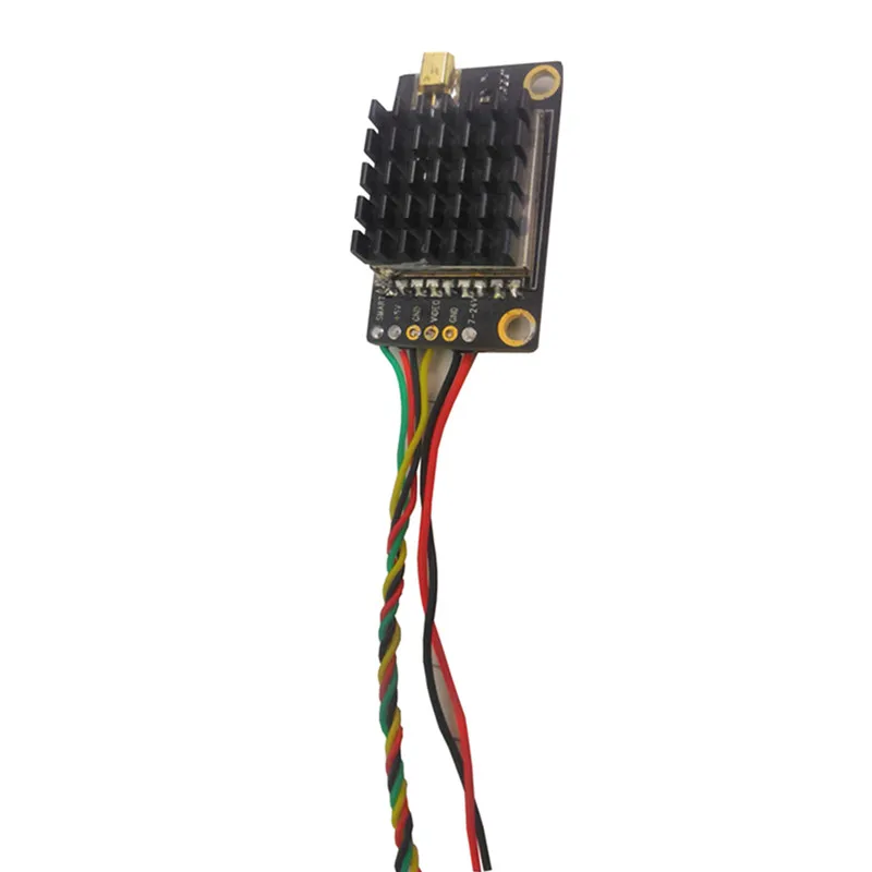 TX805S FPV передатчик 5 8 ГГц 40CH AV VTX светодиодный дисплей с микрофоном радиатором