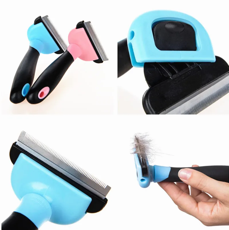 Для домашних собак и котов щетка для ухода за волосами животных Shedding расческа