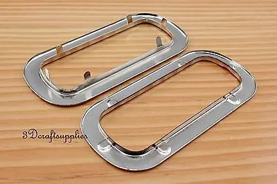 Железные проушины с шайбой серебристый никель 2 шт. 4 1/2 дюйма x CF52|1 inch grommet|iron xiron