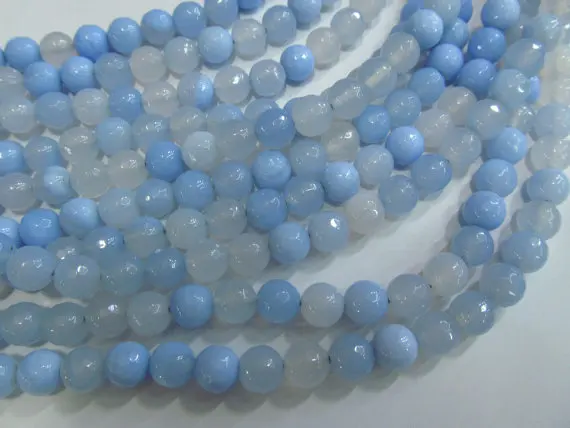 

5strands 6 8 10mm Green Agate Carnerial chalcendony bead Gem Round Ball cracked faceted mixed loose bead