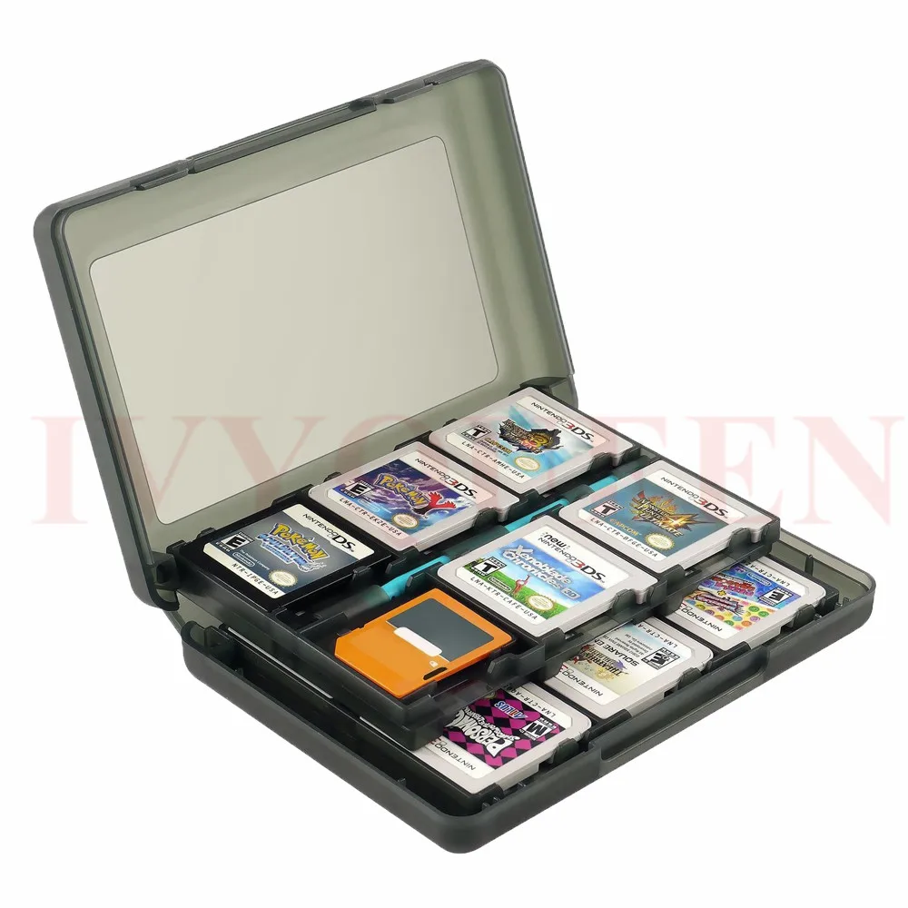 IVYUEEN 28 в 1 игровая Карта памяти Micro SD чехол держатель для kingd NDS NDSi LL 2DS 3DS XL New 3DS LL XL хранение картриджей коробка