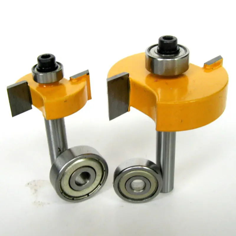 2 шт. фрезы для деревообработки с хвостовиком 1/4 дюйма 1/2 дюйма|slot router bit|woodworking