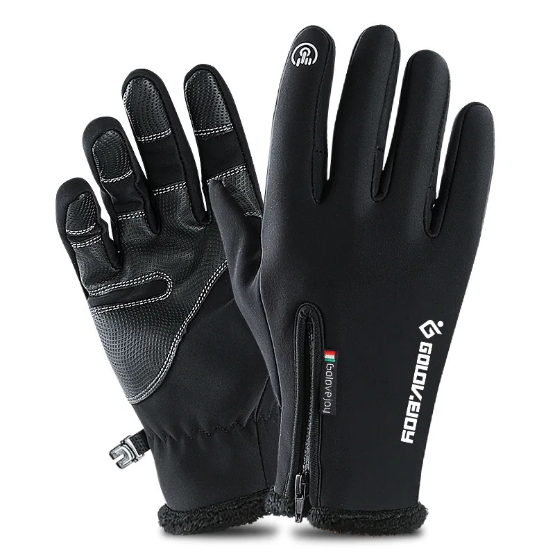 

Outdoor Waterproof Winter Cycling Gloves Windproof Thermal Warm Fleece Gloves Men Women Motorcycle Snow Skiing Sport Bike Gloves
