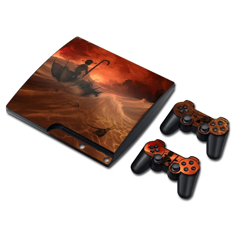 Супер качество горячая Распродажа для PS3 Slim консоли наклейку кожи Прохладный Конструкции