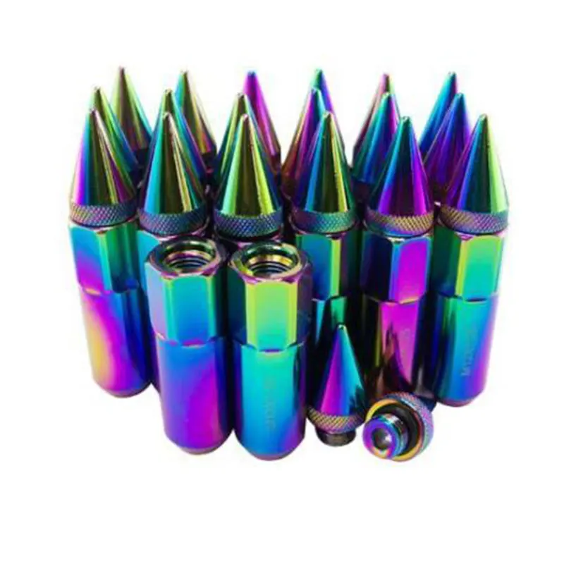 Neo chrome 20 шт. 60 мм 12X1.25 алюминиевый Расширенный тюнер колеса обода гайки |