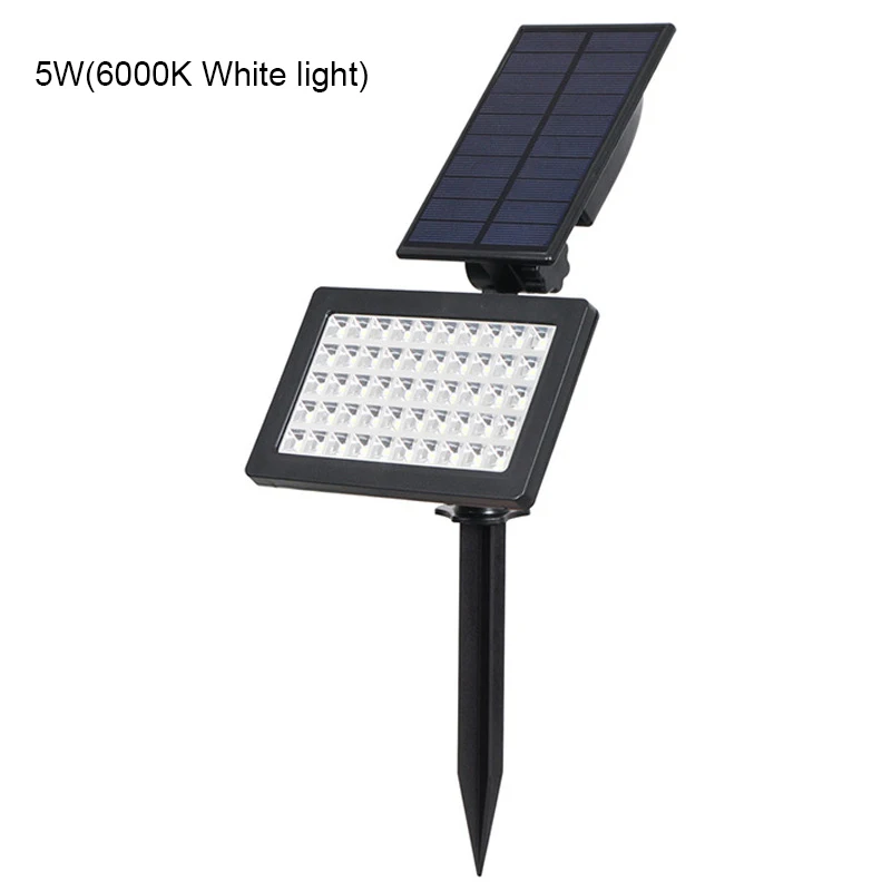 6000k 3W 50LED солнечный свет, наружное освещение, садовая декоративная лампа для сада, водонепроницаемая домашняя дорожка, настенная лампа - Испускаемый цвет: 6000k 3W