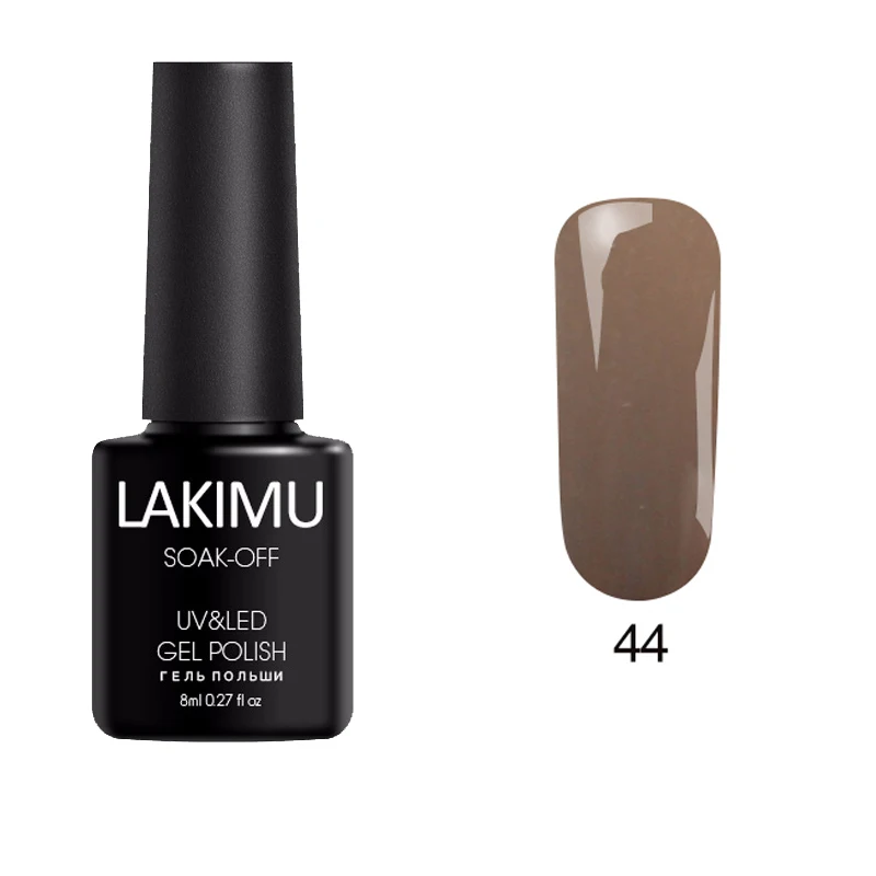44 LAKIMU 24 Цвета УФ-гель для ногтей Красота поли гель долговечные Лаки Гибридный гель лак для ногтей искусство праймер нужно верхнее покрытие - Цвет: 44