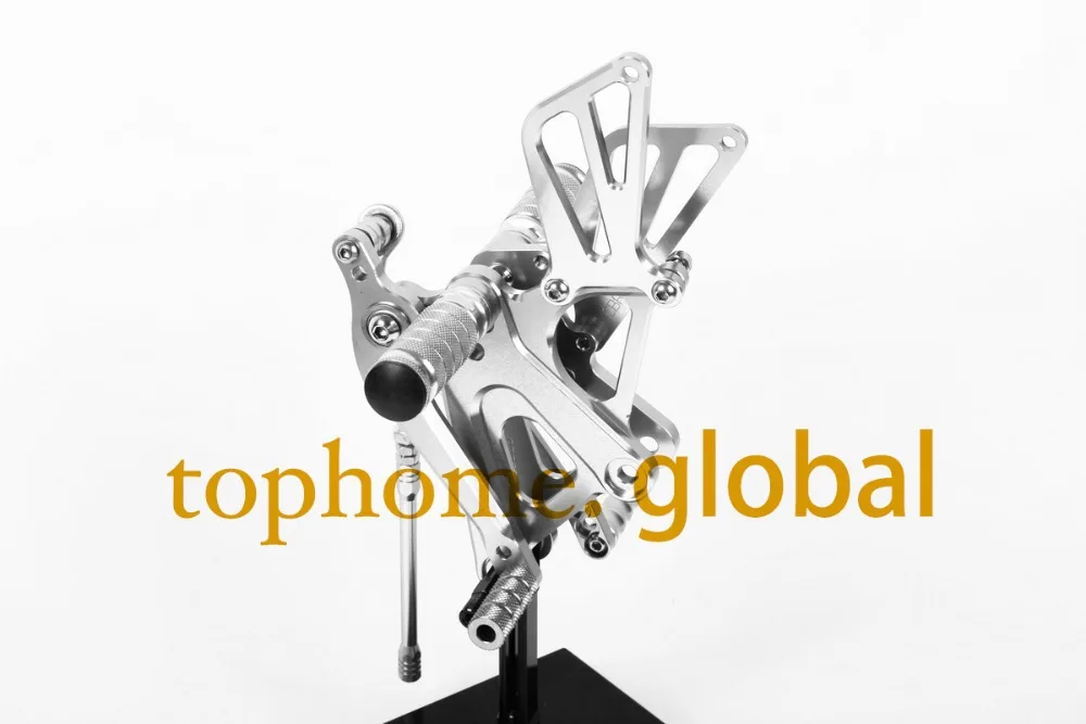 Для Honda CBR250RR 2010 2013 Серебряный CNC Rearsets подножки задние Set2011 2012 мотоциклетные