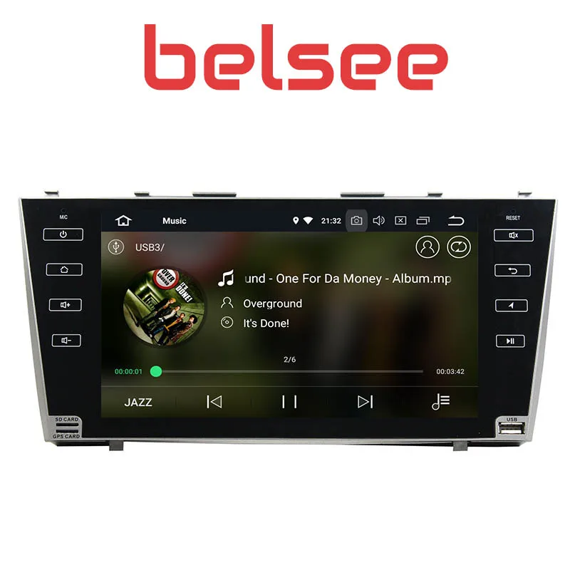 Belsee " ips экран PX5 4 ГБ Android 8,0 головное устройство стерео радио мультимедиа gps навигация для Toyota Camry 2008 2009 2010 2011