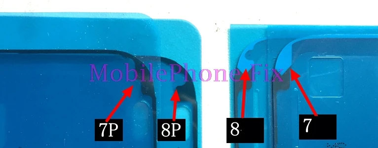 50 шт. водонепроницаемый клей для iPhone X 6 S 6SP 7 7 P 8 8 P Plus Корпус рамка водонепроницаемая клейкая наклейка клейкая лента