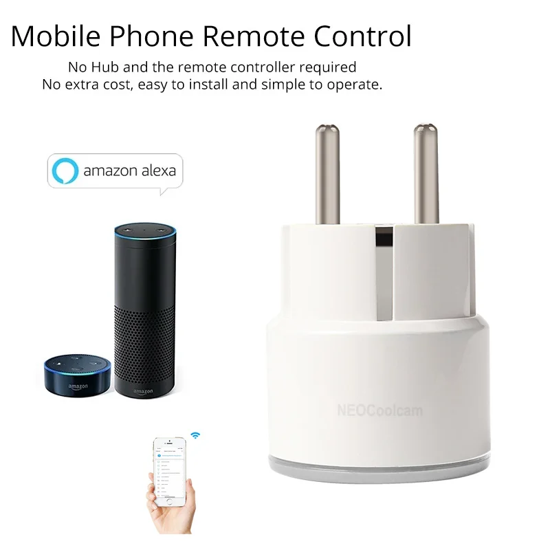 ЕС Smart power wi-fi-розетка беспроводной пульт дистанционного гнездо адаптера Питание ВКЛ и ВЫКЛ через смартфон Поддержка Amazon Alexa Echo