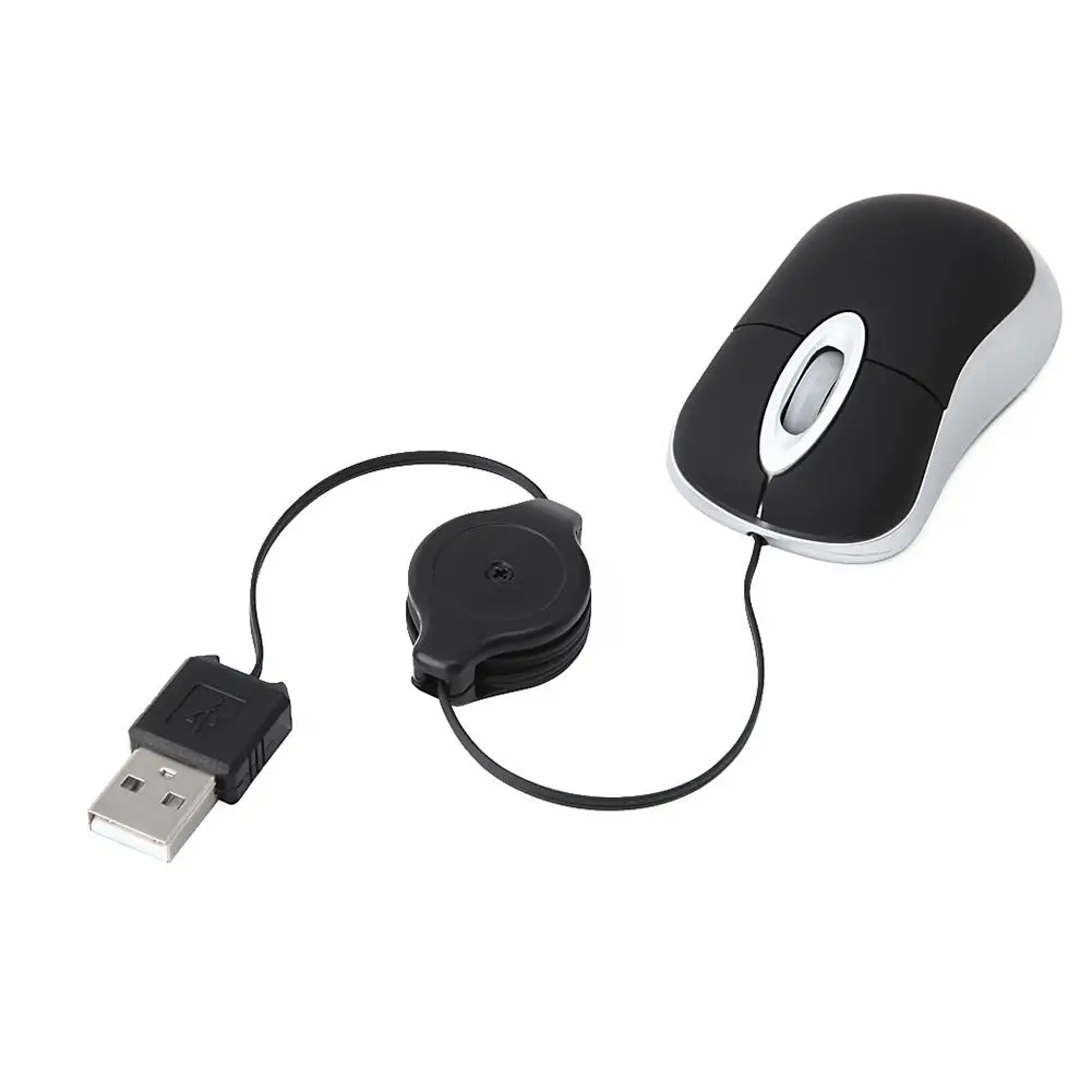 Дропшиппинг Мини Выдвижная USB оптическая мышь для ПК ноутбук колесо прокрутки красочные мыши# BO