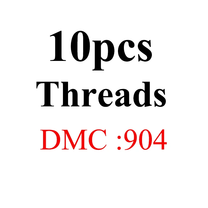 Снеговик, рукоделие вышивка 1,2 м разноцветная опция DMC893-926 10 шт./партия вышивка крестиком хлопковое шитье, моток пряжи вышивка нить - Цвет: 1.2mthread-DMC904