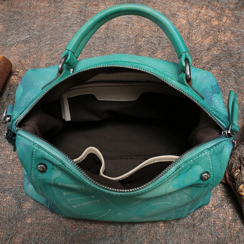 Сумка на плечо из натуральной кожи женская сумка ручной работы в стиле ретро