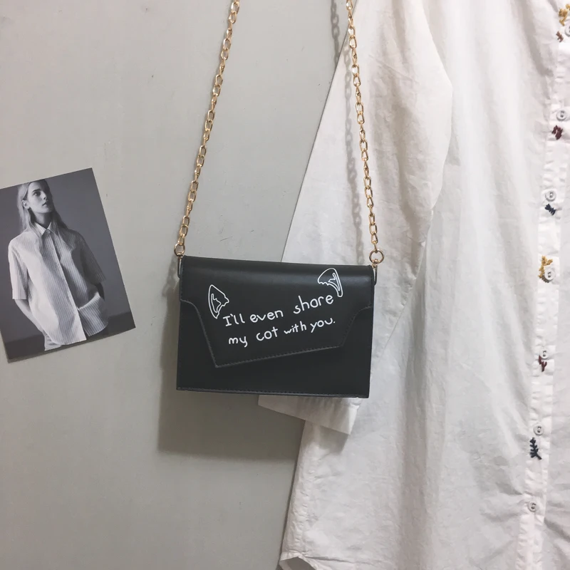 

Bag 2020 new Korean version of the female bag cute student bag chain shoulder Messenger bag small square bag