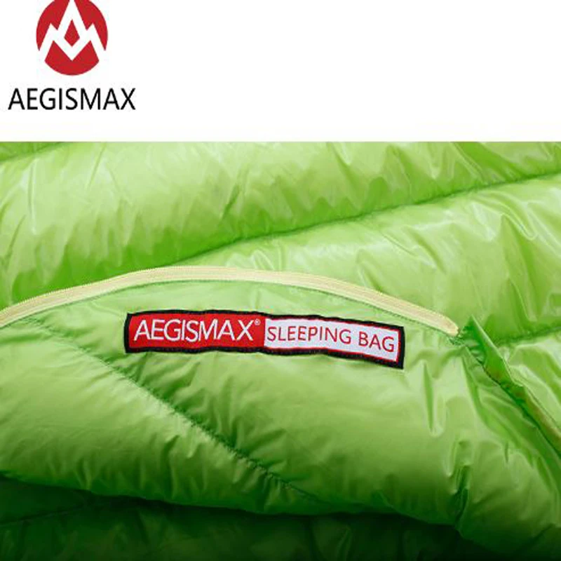 AEGISMAX MINI 800FP белый гусиный пух Мумия Взрослый Открытый Кемпинг Сверхлегкий весна осень лето трехсезонный спальный мешок