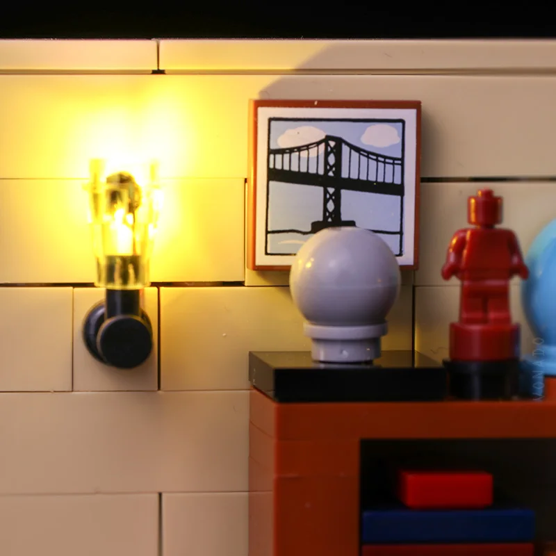 Конструктор lego 21302 со светодиодной подсветкой совместимый с теории Большого