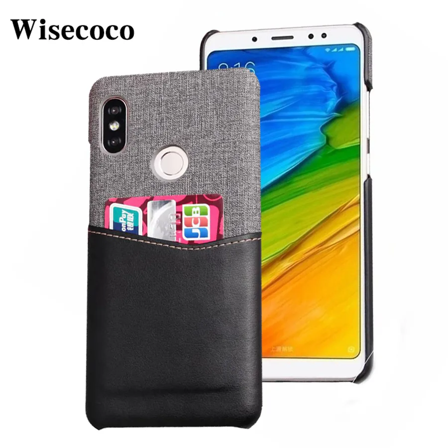 Mi Redmi Note 5 Pro держатель для карт кошелек чехол Xiaomi mi 9 8 Se A2 A1 6x 5x красный Plus роскошный