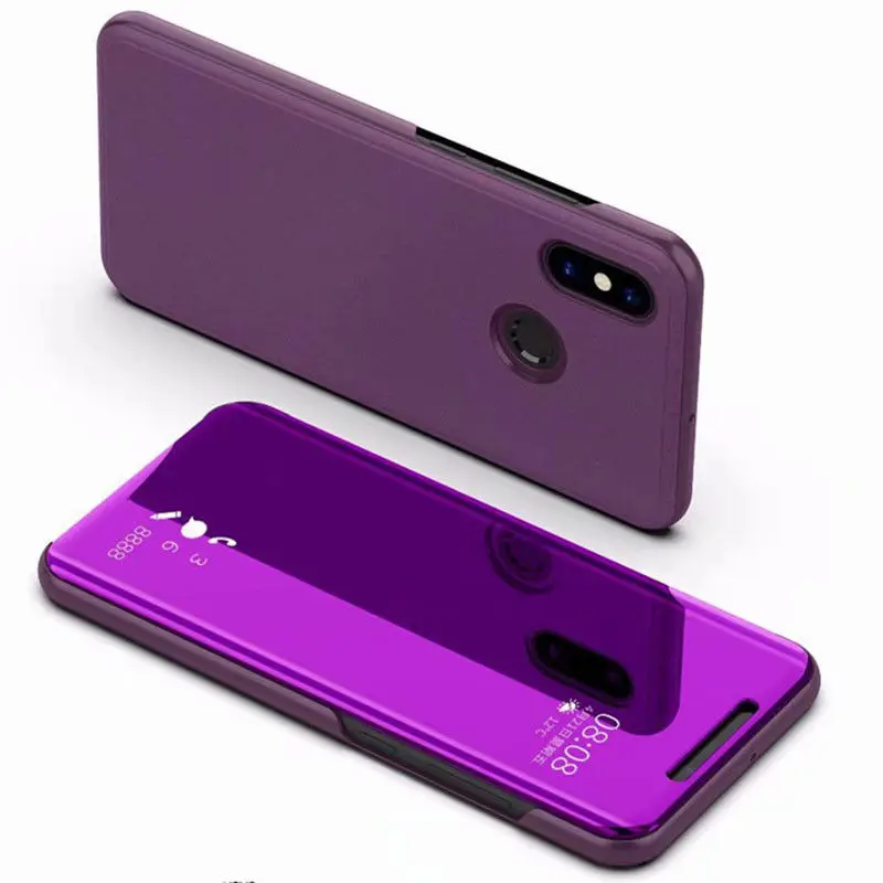 Роскошный прозрачный зеркальный умный чехол для iPhone X 7 8 6 6s Plus 10 XS MAX XR кожаный флип-чехол для телефона для iPhone X 7 8