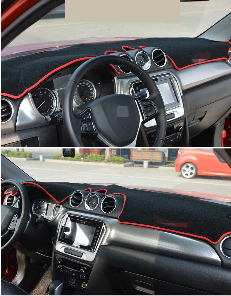 Для Suzuki Vitara 2016-2018 крышка приборной панели коврик солнцезащитный Коврик доски