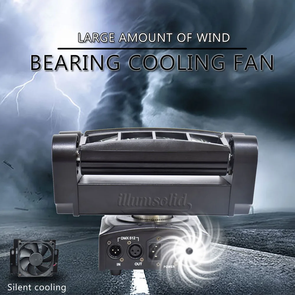 Светодиодный луч-паук прожектор dmx 8 светодиодный x10W для сценического диско DJ
